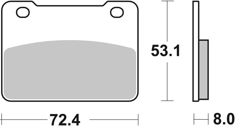 SBS MS Maxi Sintered Front Brake Pads For Aeon Elite 400 I 2015