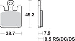SBS HS Street Excel Sintered Front Brake Pads For Suzuki GSX-R 1000 2003
