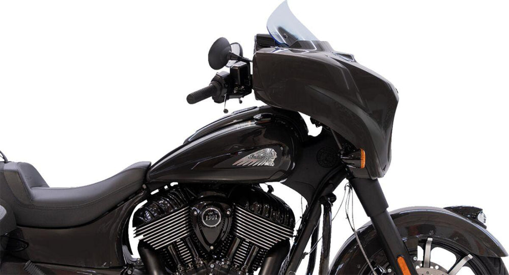 Klock Werks Kolor Flare Ice Windshield For Indian Chieftan 111 2014-2020 25.5 cm (10") - Blue