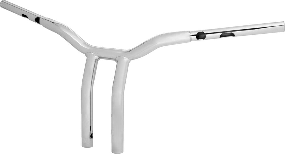 LA Choppers One Piece Kage Fighter Pullback Riser Handlebar For Harley Davidson FLFBS 1923 ABS 2025 30.5 cm (12") - Chrome