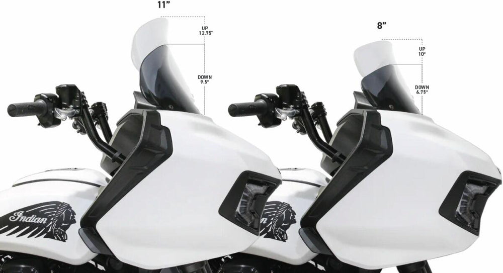 Klock Werks Flare Windshield For Indian Chieftan 111 2014-2020 30.5 cm (12") - Tinted
