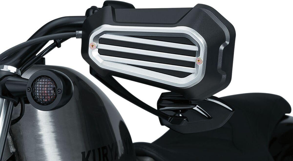 Kuryakyn Dillinger Hand Guards For Harley Davidson XL 1200 C 2009 - Silver