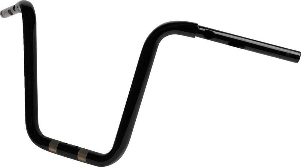 LA Choppers Twin Round Handlebar For Harley Davidson FLTRK 1868 ABS 2024 30.5 cm (12") - Black