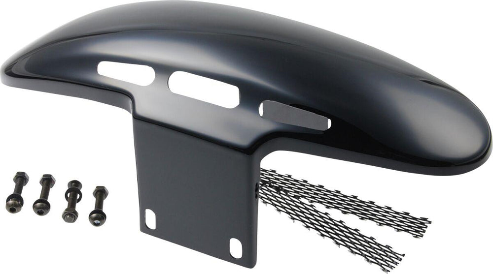 Cult Werk Custom V2 Fender For Harley Davidson FLHX 1690 2014-2016 Front - Gloss Black