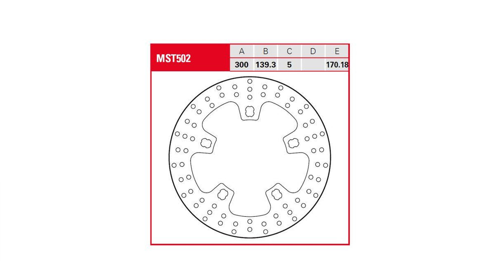 TRW Fixed Round Brake Disc For Harley Davidson FLHR 1584 Road King 2008 Front