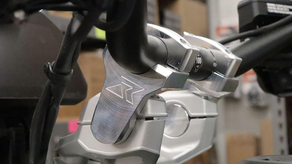 Rox Speed FX Pivoting Risers For BMW R 1300 GS 61 mm (2-13/32") - Anodized