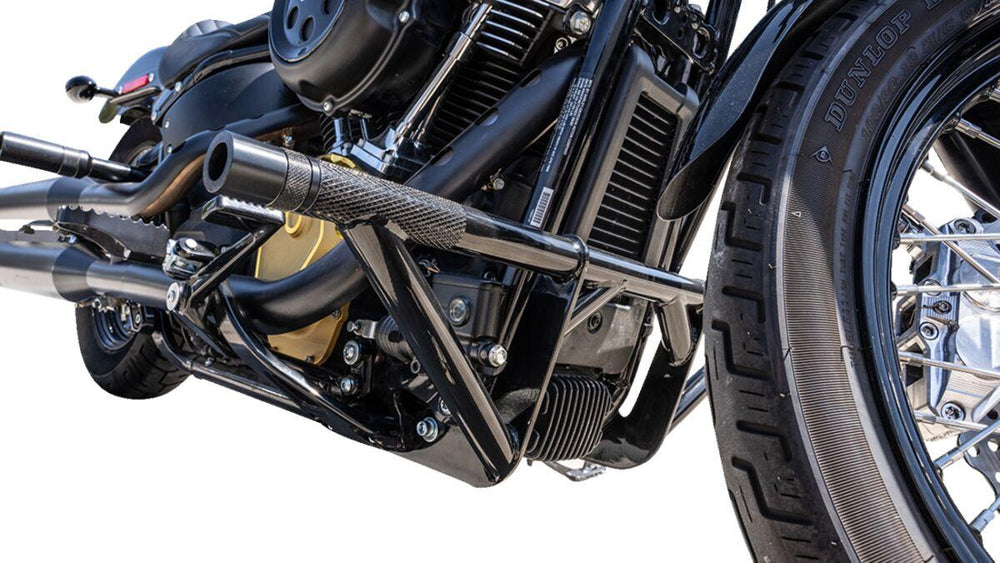Burly Brawler Kit For Softail M8 For Harley Davidson FLFBS 1868 2021-2024 - Black
