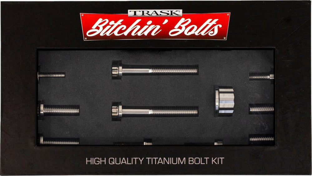 Trask Bitchin Peg Mount Bolts For Harley Davidson FLDE 1750 ABS 2018-2020 - Silver