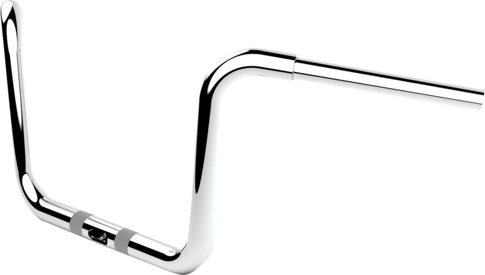 LA Choppers Twin Round Handlebar For Harley Davidson FLTRK 1868 ABS 2020-2023 25.5 cm (10") - Chrome