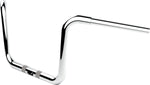 LA Choppers Twin Round Handlebar For Harley Davidson FLTRK 1868 ABS 2020-2023 25.5 cm (10") - Chrome