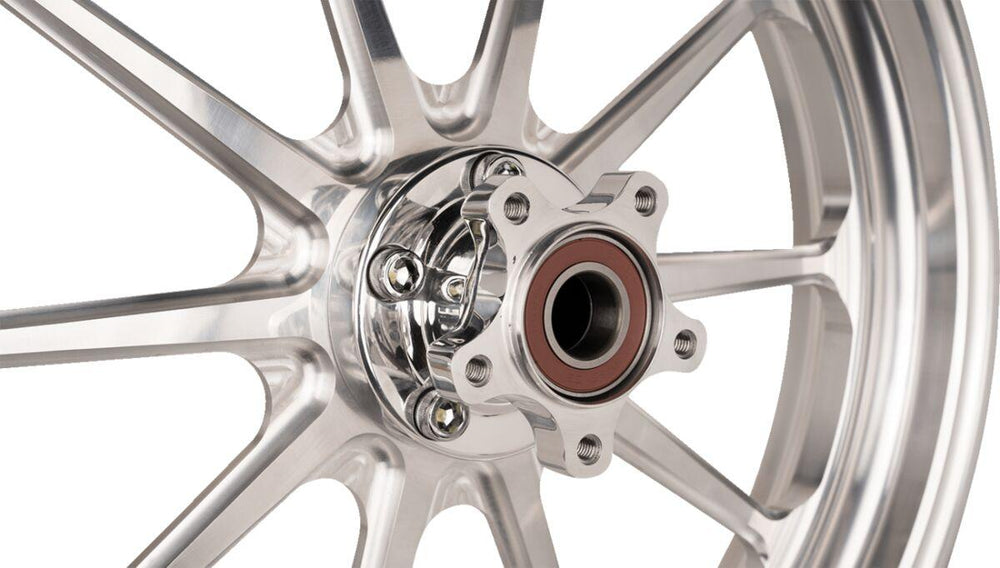 Slyfox Track Pro Wheel For Harley Davidson FLH 1868 ABS 2021 17x6 Rear without ABS - Silver