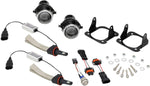 Show Chrome LED Fog Light Kit For Can Am Spyder 1330 F3 2015-2022 Front Clear