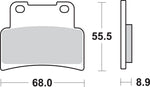 SBS HS Street Excel Sintered Front Brake Pads For Yamaha MT-125 2014-2016
