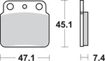 SBS SI Sintered Rear Brake Pads For Arctic Cat Textron 400 2X4 2007-2008