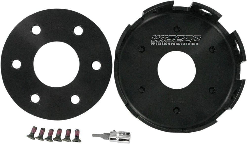 Wiseco Clutch Basket For Kawasaki KX100 1998-2000 - Black
