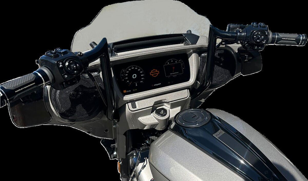 Paul Yaffe 1-1/4" Bagger Monkey Bar Handlebar For Harley Davidson FLHX 1923 ABS 2024 30.5 cm (12") - Black