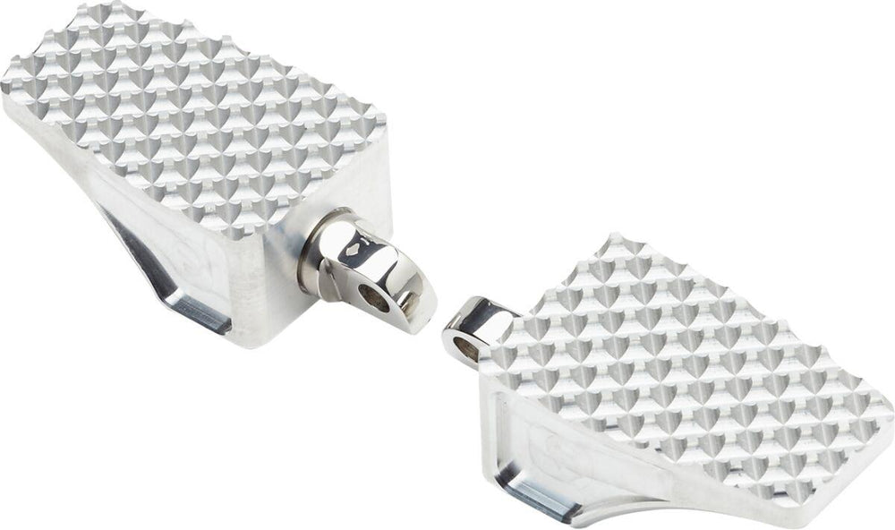 LA Choppers County Line Foot Pegs For Harley Davidson FLD 1690 2012-2013 Fits Front Or Rear - Raw