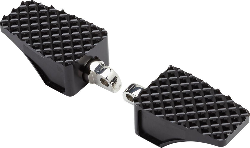 LA Choppers County Line Foot Pegs For Harley Davidson FLD 1690 2012-2013 Fits Front Or Rear - Black