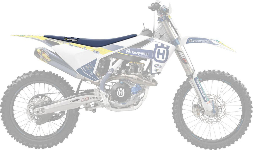Blackbird Replica Team Seat Cover For Husqvarna FC250 2016-2018 - Blue