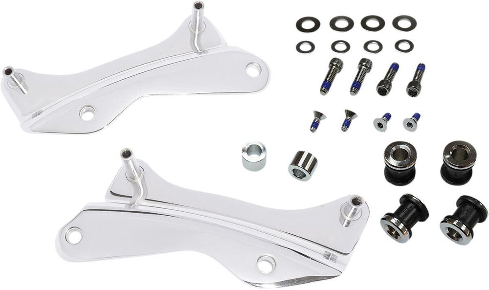 Drag Specialties Backrest Docking Kit For Harley Davidson FLH 1868 2021 - Chrome