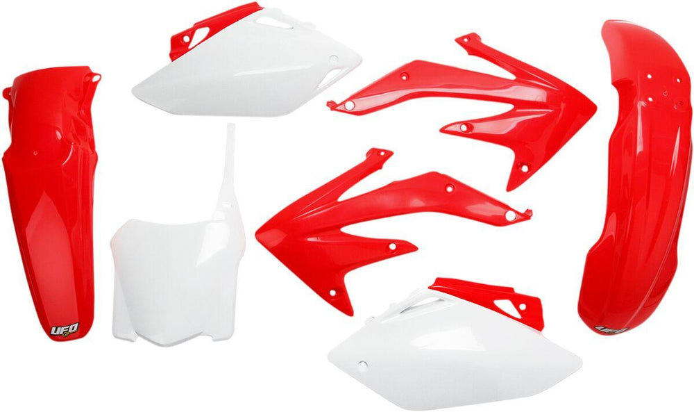 UFO Plastics Kit For Honda CRF450R 2008 - OEM Red White