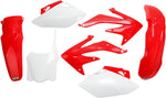 UFO Plastics Kit For Honda CRF450R 2008 - OEM Red White