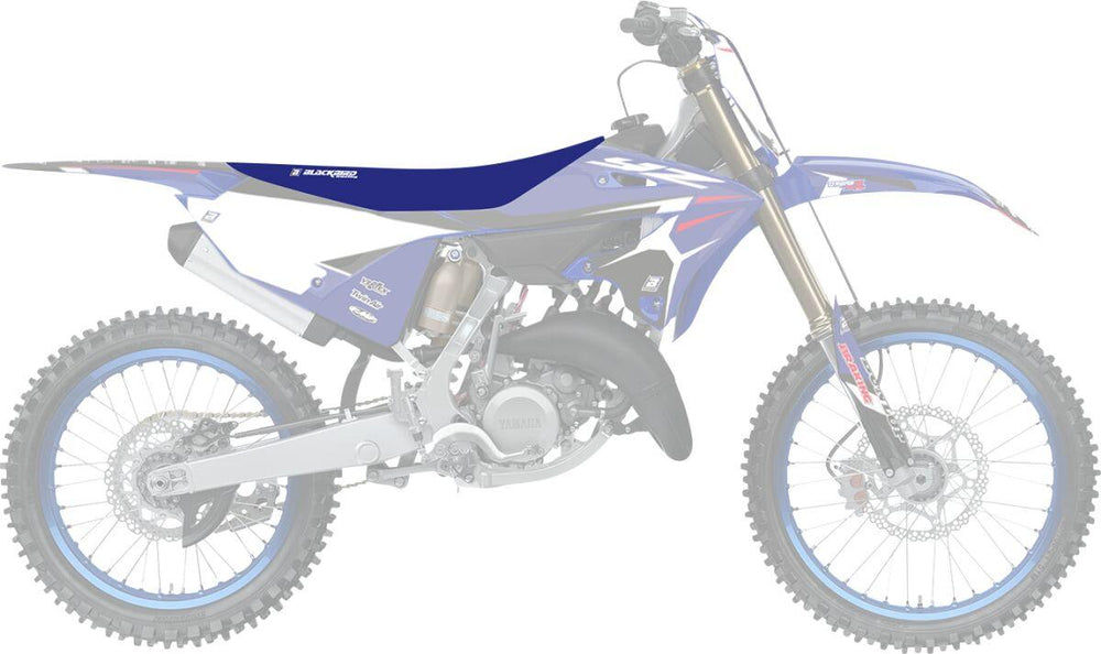 Blackbird Double Grip 3 Seat Cover For Yamaha YZ125 2022-2025 - Black/Blue
