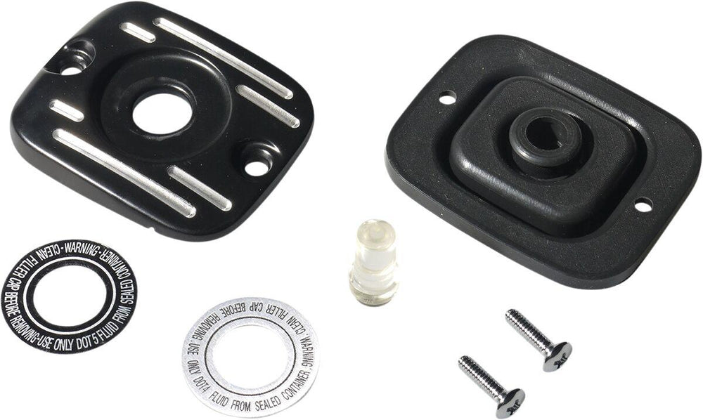 Drag Specialties Front Brake Master Cylinder Cover For Harley Davidson FLD 1690 2012-2013 Front - Black