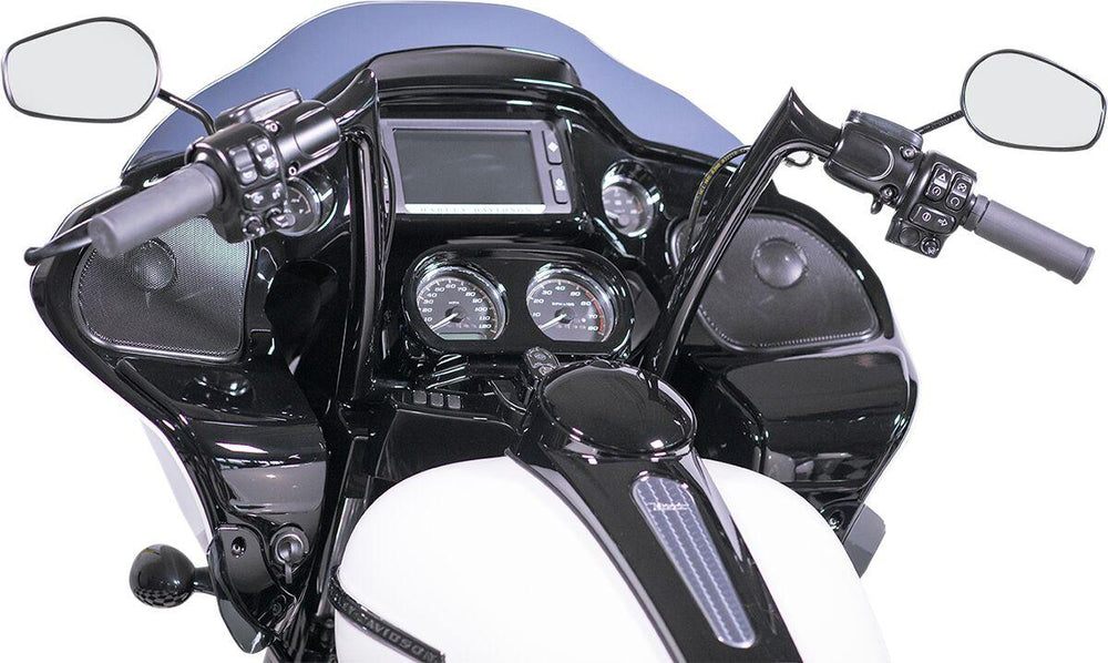 Fat Baggers Inc. 1-1 4" EZ Install Pointed Top Handlebar For Harley Davidson FLTRK 1868 2021-2022 30.5 cm (12") - Black