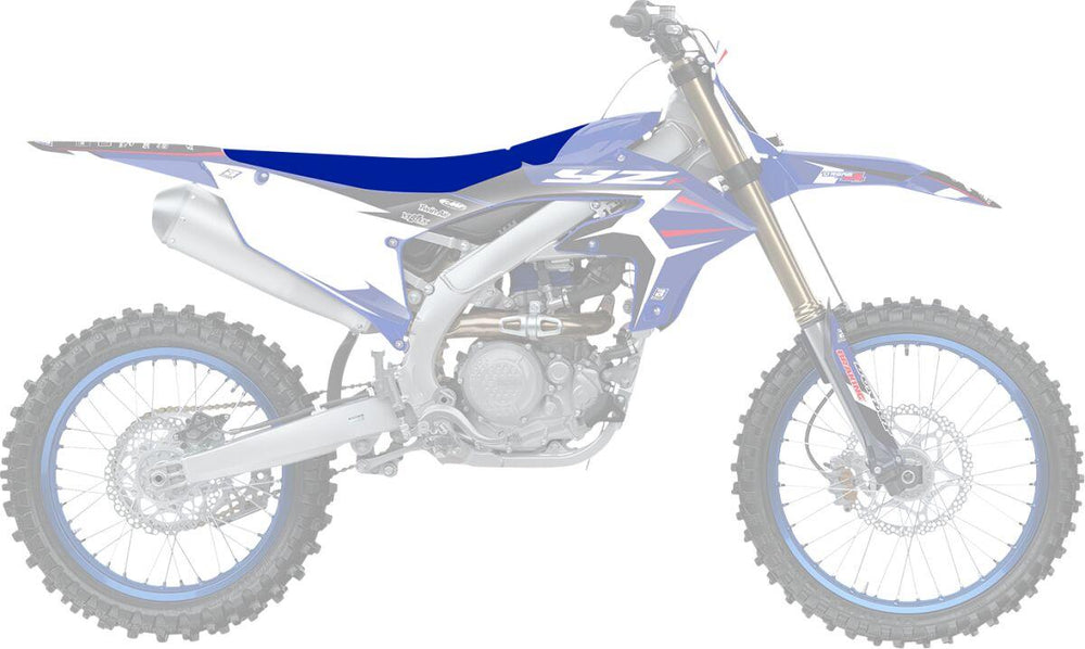 Blackbird Pyramid Seat Cover For Yamaha YZF450 2023-2025 - Blue