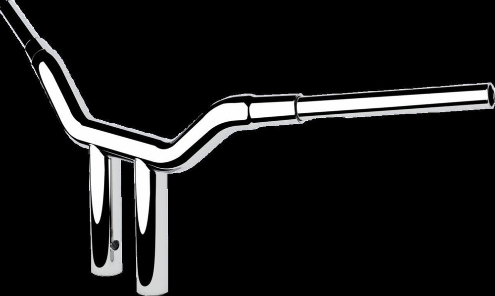 LA Choppers 1-1/2" Kage Fighter T-Bar For Harley Davidson FLFBS 1923 ABS 2025-2026 25.5 cm (10") - Chrome