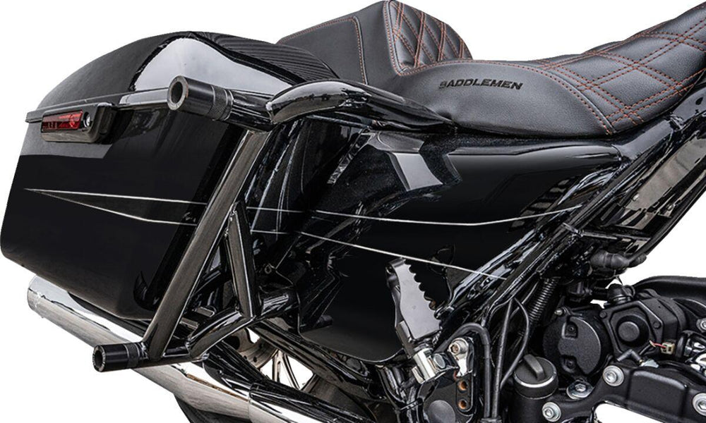 Burly Brawler Kit For Harley Davidson FLHFB 1868 ABS 2023 Rear - Black