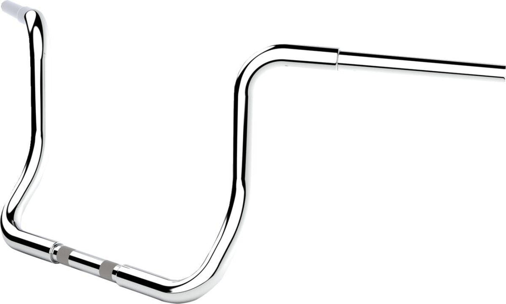 LA Choppers Twin Round Handlebar For Harley Davidson FLH 1868 ABS 2021 30.5 cm (12") - Chrome