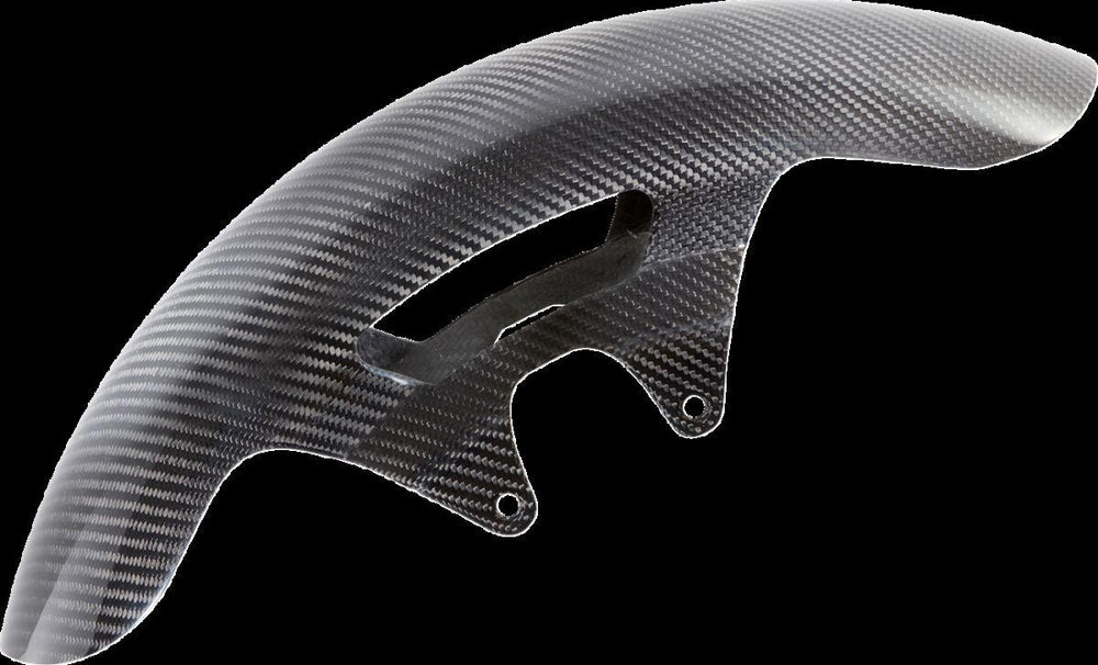 Arlen Ness Carbon Fibre 19" Cafe Fender For Harley Davidson FLH 1868 2021 48cm (19") Front - Black/Carbon Fibre
