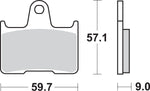SBS LS Street Excel Sintered Rear Brake Pads For Suzuki GSF 650 2005
