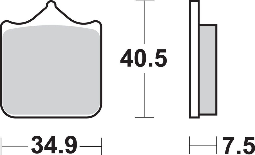 SBS HS Street Excel Sintered Front Brake Pads For Ducati 748 R 2001-2002
