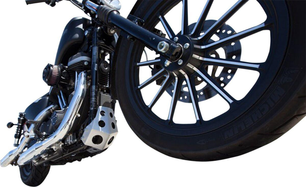 Speed Merchant Skid Plate For Harley Davidson XL 1200 C 2004-2020 - Brushed