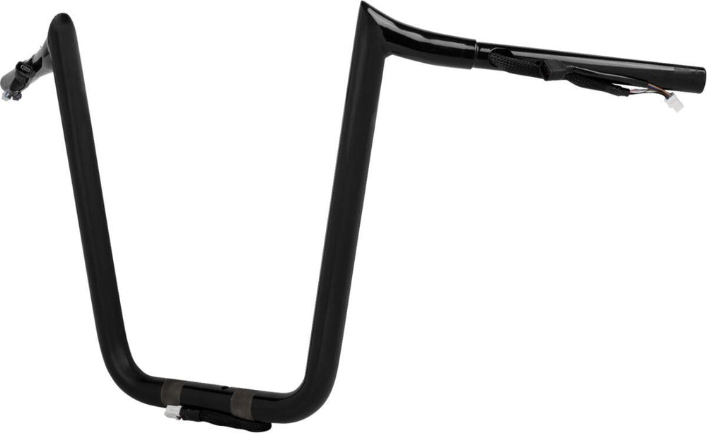 LA Choppers Pre-Wired Prime Ape Handlebar For Harley Davidson FLTRK 1868 ABS 2024 35.5 cm (14") - Black