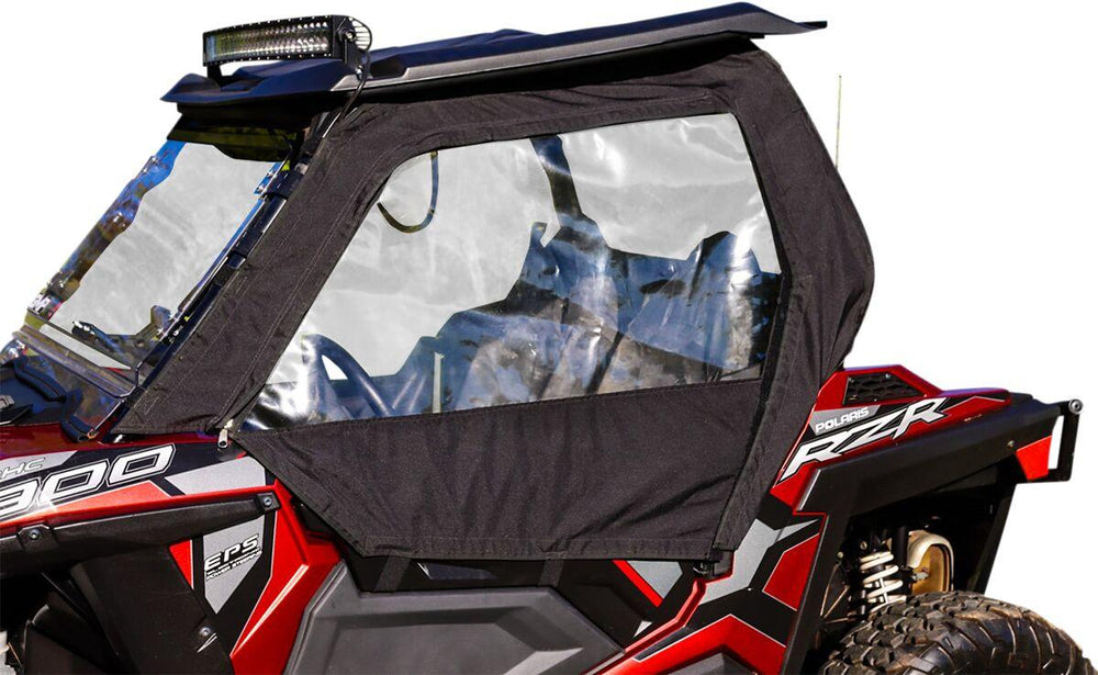 Moose Racing Side Enclosure For Polaris RZRS 1000 4X4 2016-2018 & 2020 - Black