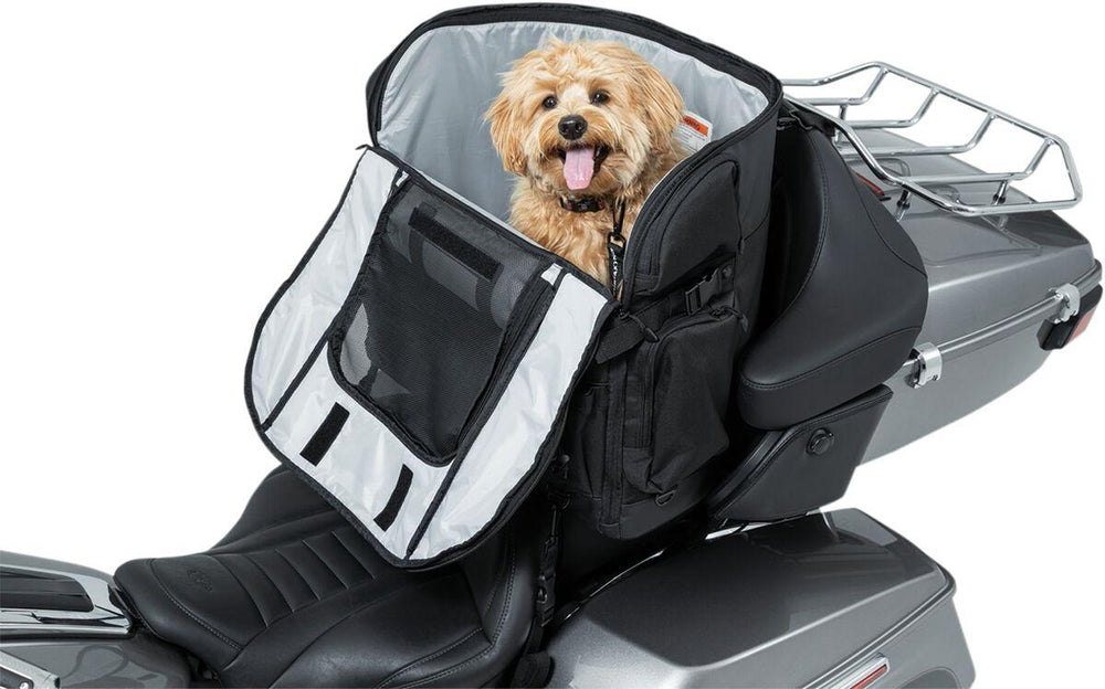 Kuryakyn Pet Palace Titan Pet Carrier Lugge Bag For Honda GL 1500 Goldwing 1988 - Black