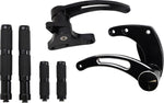 Accutronix Forward Controls For Harley Davidson FLD 1690 2012-2013 Slotted - Black