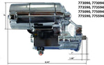 Terry Components 2.0 KW Starter Motor For Harley Davidson FLHR 1340 1994-1998