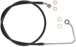 Magnum Shielding XR Stainless Brake Hose For Harley Davidson FLS 1690 2015-2016 Front 89.5 cm (35-1 4") - Black Chrome