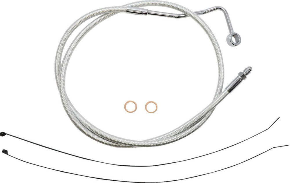 Magnum Shielding Sterling Chromite II Designer Handlebar Cable Install Kit For Harley Davidson FLHR 1750 2021-2022 30.5 - 35.5cm (12" - 14") - Chrome Clear-Coated