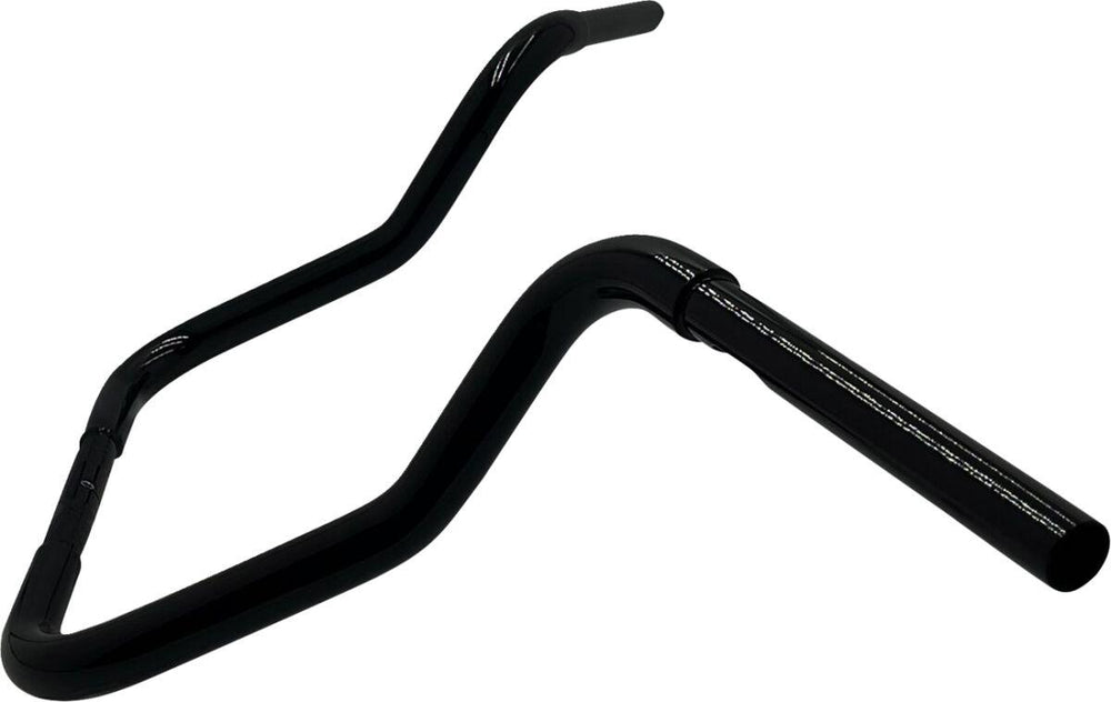 Fat Baggers Inc. 1-1/4" EZ Install Round Top Handlebar For Harley Davidson FLH 1868 2021 33 cm (13") - Black
