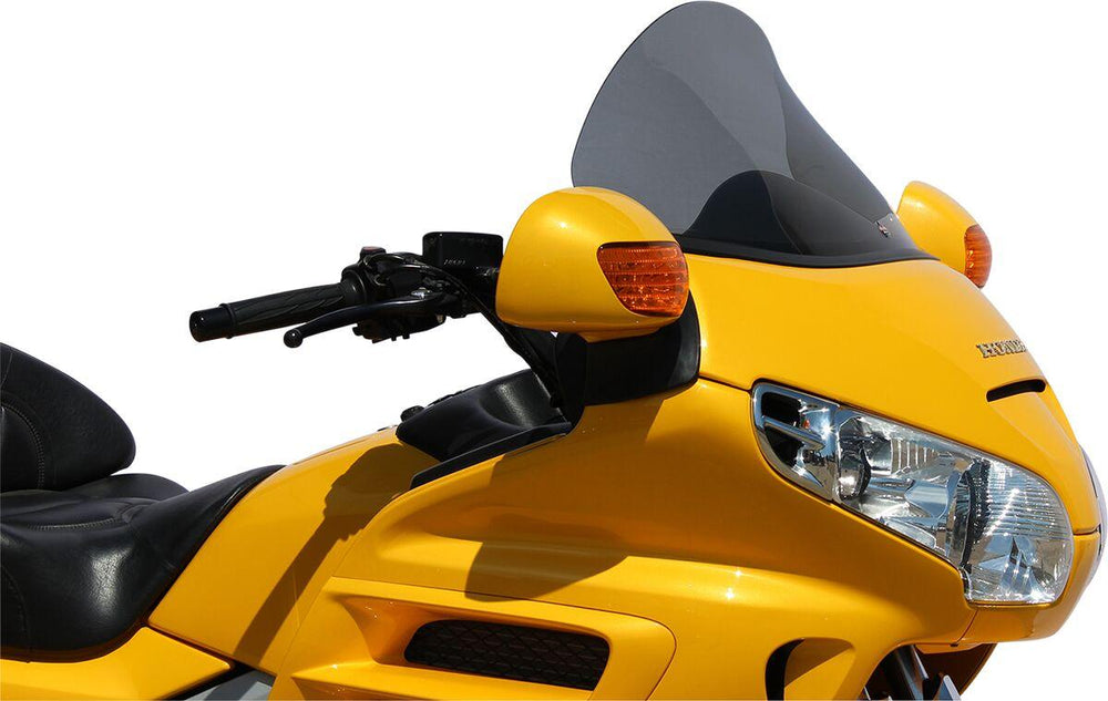 Klock Werks Flare Windshield Without Vent For Honda GL 1800 2001-2017 35.5 cm - 45.5 cm (14" - 18") - Dark Smoke