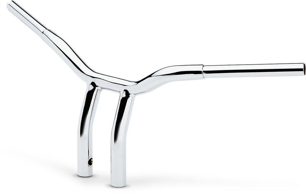 LA Choppers Kage Fighter Welded Bent-Riser Handlebar 25.5 cm (10") - Chrome