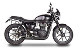 Spark Hot Road Full Exhaust System For Triumph Bonneville 1200 T120 ABS 2016-2019 - Black