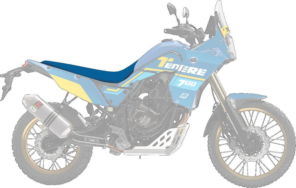 Blackbird Rally Seat Cover For Yamaha XTZ 690 2020-2022 - Blue