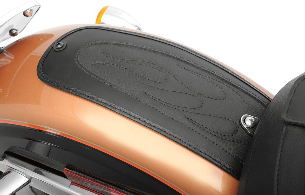 Drag Specialties Fender Skin For Harley Davidson FLD 1690 2012-2013 Rear - Black Flame